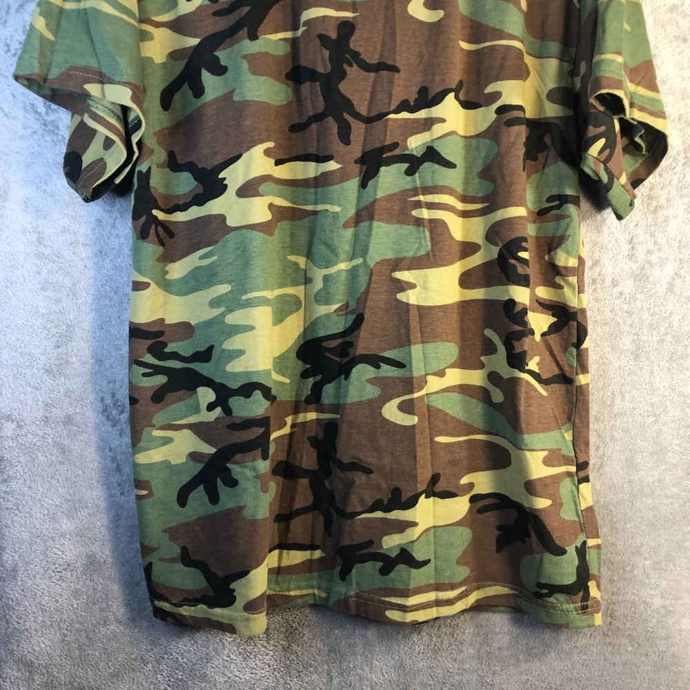 Men's XL Rothco Heavyweight Short Sleeve Military Camo T-Shirt - Picture 3 of 9